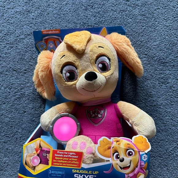 Nickelodeon Paw Patrol Snuggle Up Skye Light Up Plush Doll - Picture 2 of 6
